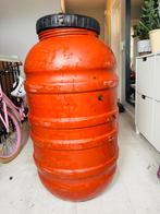 Grote plastic ton 220 liter, Tuin en Terras, Regentonnen, 150 liter of meer, Ophalen of Verzenden, Zo goed als nieuw