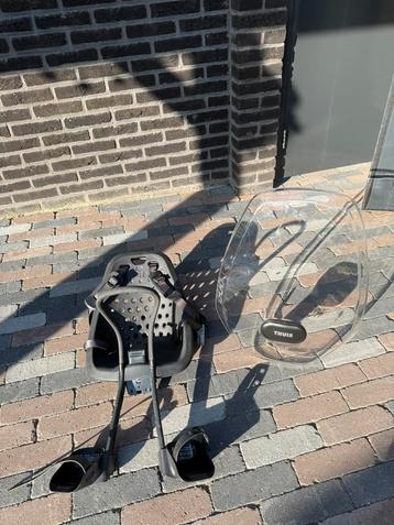 Thule Yepp mini fietsstoeltje compleet met windscherm zgan beschikbaar voor biedingen
