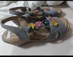 Sandalen, Ophalen of Verzenden, Zo goed als nieuw, Grijs, Sandalen of Muiltjes