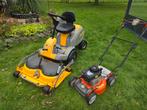 Grasmaaier combi deal!, Ophalen, Cirkelmaaier, Zo goed als nieuw, Benzine-grasmaaier
