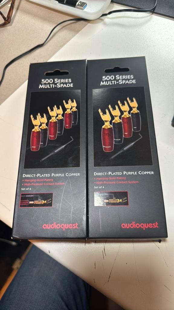 Audioquest 500 Series Multi-Spade, Audio, Tv en Foto, Audiokabels en Televisiekabels, Zo goed als nieuw, Overige kabels, Minder dan 2 meter