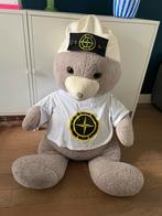 Knuffel Stone island beer XXL, Ophalen, Zo goed als nieuw, Stoffen beer, Overige merken