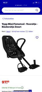 Yepp voorzitje zwart, Ophalen, Zo goed als nieuw