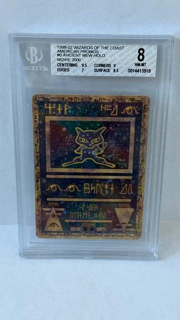 Swirls! Black Star WOTC promo Ancient Mew 54/54 - BGS 8 beschikbaar voor biedingen