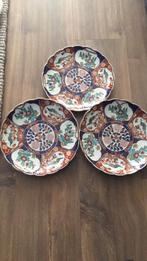 Wandborden gold imari 3 stuks, Antiek en Kunst, Ophalen of Verzenden