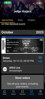 Dotan staanplaatsen 18-10-2025, Tickets en Kaartjes, Concerten | Pop, Twee personen, Oktober