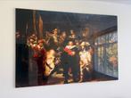 Foto schilderij Nachtwacht, Huis en Inrichting, Woonaccessoires | Schilderijen, Tekeningen en Foto's, Nieuw, 125 cm of meer, Ophalen of Verzenden