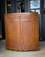 Brocante oud hoekkastje, Ophalen of Verzenden