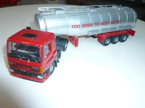Tekno, Daf tankoplegger, Koopje., Hobby en Vrije tijd, Modelauto's | 1:50, Zo goed als nieuw, Bus of Vrachtwagen, Tekno, Ophalen of Verzenden