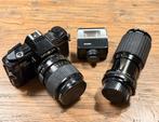 Minolta X300 camera + 35-70mm lens + 70-210mm lens + flitser, Ophalen of Verzenden, Gebruikt, Spiegelreflex, Minolta