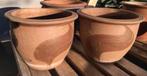 Oud Hollandse terracotta potten vorstbestendig, Tuin en Terras, Bloempotten, 25 tot 40 cm, Rond, Ophalen of Verzenden, Zo goed als nieuw