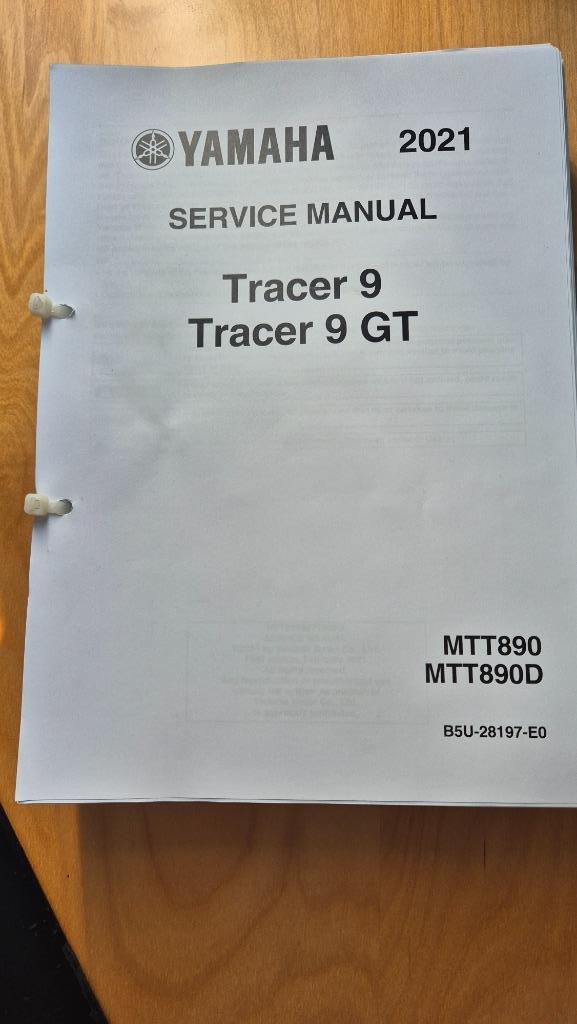 Yamaha Tracer 9 (GT) Service Manual 2021 2022, Motoren, Onderdelen | Yamaha, Gebruikt, Ophalen of Verzenden