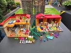 Playmobil zomerhuis en meeneemhuis manege, Ophalen of Verzenden, Gebruikt