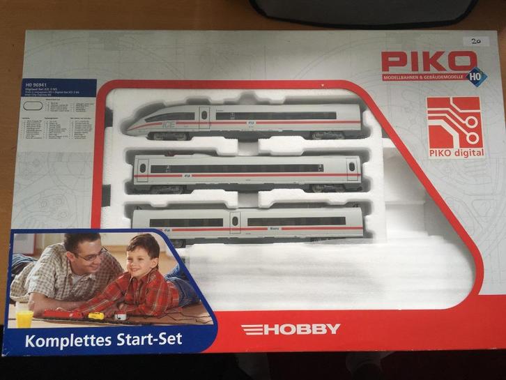 Piko 96941 ICE-3 set met 2 extra rijtuigen, Hobby en Vrije tijd, Modeltreinen | H0, Zo goed als nieuw, Locomotief, Gelijkstroom