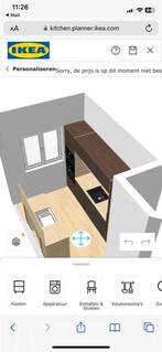 UNIEK / Design Keuken IKEA 3m10 met losse muur eiland 1m40, Ophalen, Overige typen, Nieuw, Met kookeiland