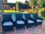 Wicker tuin stoelen inclusief kussentjes, Tuin en Terras, Ophalen, Gebruikt, Wicker, Tuinset