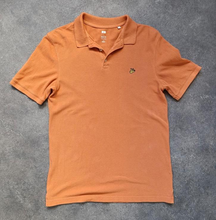 Polo WE slim fit maat S, Kleding | Heren, Polo's, Zo goed als nieuw, Maat 46 (S) of kleiner, Oranje, Ophalen of Verzenden