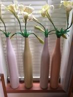 Lange slanke smalle pastel vazen … Amarilles takken, Ophalen of Verzenden, Zo goed als nieuw