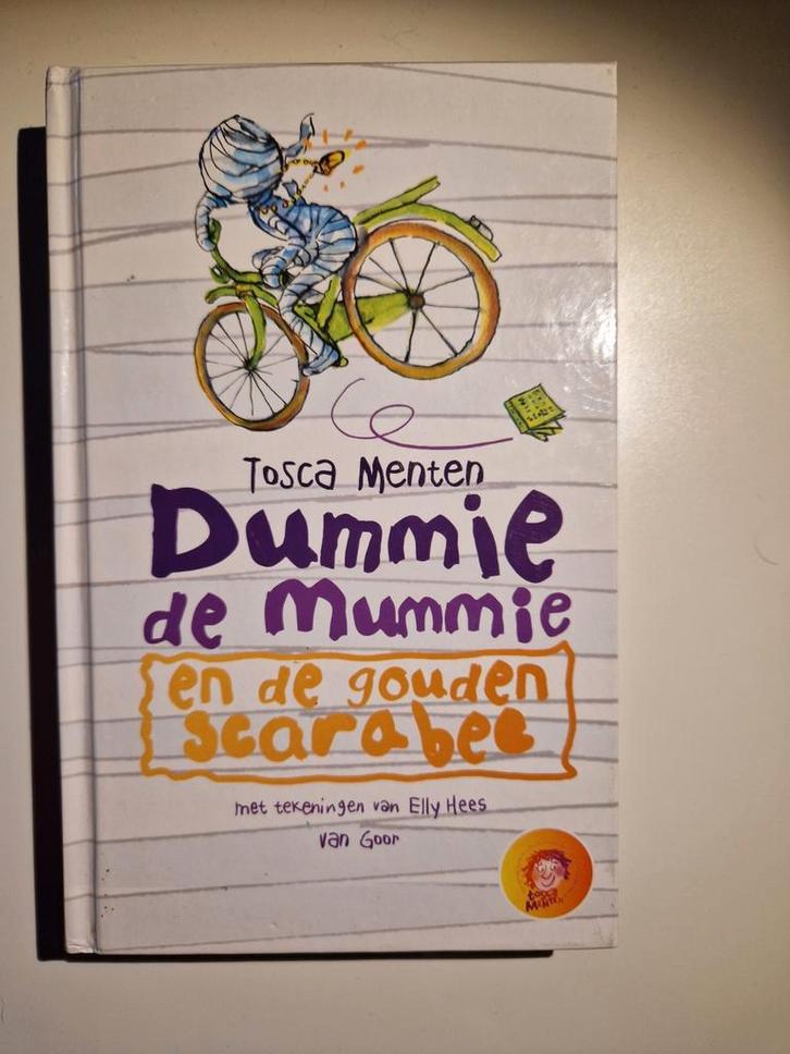 Dummi de mummi en de gouden scarabe., Boeken, Kinderboeken | Jeugd | onder 10 jaar, Gelezen, Fictie algemeen, Ophalen of Verzenden