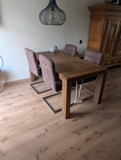 Zgan eethoek, Huis en Inrichting, Complete eetkamers, Zo goed als nieuw, Ophalen