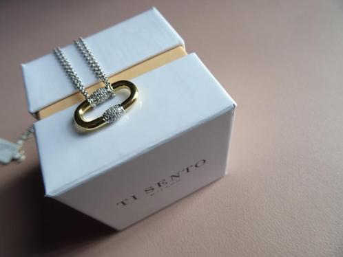 LUXE KETTING VAN TI SENTO - NOG 1 OVER   - KOOPJE   OP=OP, Sieraden, Tassen en Uiterlijk, Kettingen, Nieuw, Zilver, Goud, Met hanger
