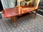 Vintage salontafel pallisander omkeerbaar blad van teeffelen, Ophalen, Huis en Inrichting