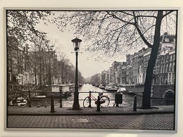 Groot formaat foto Amsterdam beschikbaar voor biedingen