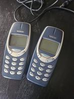 2 x Nokia 3310 (werking onbekend) + 1 oplader, Ophalen of Verzenden, Blauw, Klassiek of Candybar