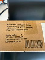 Zwart Windscherm 1.40x3.00m, Ophalen of Verzenden, Nieuw
