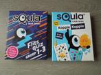 2 Squla leuk leren spelletjes Koppie Koppie en Flits Quiz, Een of twee spelers, Ophalen of Verzenden, Zo goed als nieuw, Squla