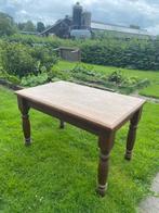 Aangeboden eiken eethoek met 4 stoelen, Huis en Inrichting, Ophalen, Gebruikt, 4 tot 6 stoelen