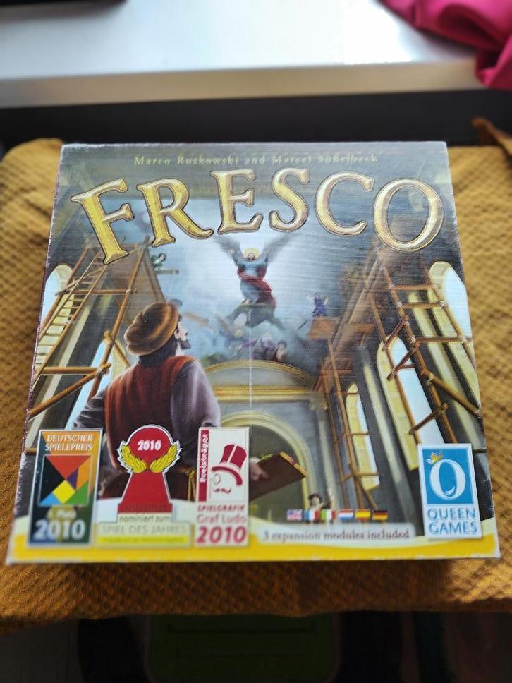 Fresco board game (2010), Hobby en Vrije tijd, Gezelschapsspellen | Bordspellen, Gebruikt, Een of twee spelers, Drie of vier spelers