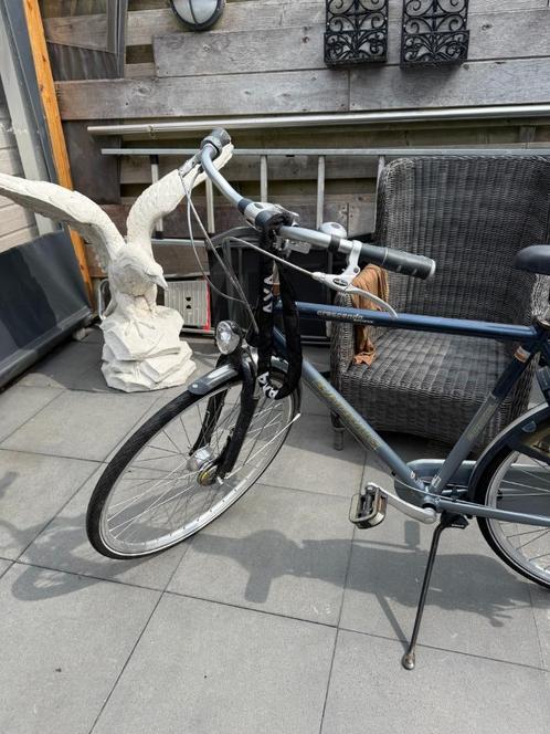 heren fiets met  hangslot, Fietsen en Brommers, Fietsen | Heren | Herenfietsen, Gebruikt, Overige merken, Ophalen of Verzenden