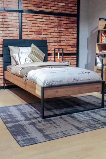 Irony twijfelaar - 120x200 - Eiken/antraciet beschikbaar voor biedingen