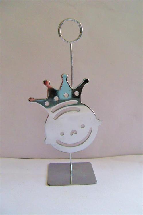 Fotohouder hoofdje / memohouder zilver -  NIEUW !!!, Huis en Inrichting, Woonaccessoires | Memoborden, Nieuw, Overige typen, Ophalen of Verzenden