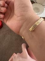 Fred platte rush-armband 18karaat, Sieraden, Tassen en Uiterlijk, Armbanden, Ophalen of Verzenden, Zo goed als nieuw, Zilver