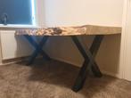 Kruispoot tafel, Huis en Inrichting, Ophalen, 75 cm of meer, Zo goed als nieuw, 150 tot 200 cm