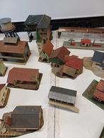 H0 Partij Huisjes en Gebouwen - 30 Stuks, Overige merken, Gebruikt, Gelijkstroom of Wisselstroom, Brug, Tunnel of Gebouw