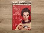 Kalender wandbord  JUST HERE TO DRINK KOFFIE (geen emaille), Ophalen of Verzenden, Zo goed als nieuw