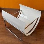 Vintage lectuurbak in Gallotti & Radice stijl, Huis en Inrichting, Woonaccessoires | Krantenbakken en Lectuurbakken, Ophalen of Verzenden