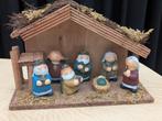 Mooie kerststal! Kerst stal hout met figuren!, Ophalen of Verzenden, Zo goed als nieuw