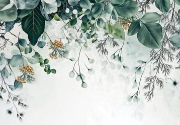 Hangende bladeren vlies fotobehang Eucalyptus - ook op maat beschikbaar voor biedingen