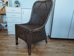 Rieten stoel, ca. 93 x 45,5 x 55 cm, Ophalen, Gebruikt, Bruin, Riet of Rotan