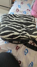 Zebra Print Reiskoffer / Beautycase - Nieuwstaat!, Ophalen of Verzenden, Zo goed als nieuw, Zwart, Hardcase