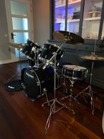 ‼️🥁Drumstel Hayman, Zwart, Unieke staat, Muziek en Instrumenten, Ophalen, Zo goed als nieuw, Overige merken