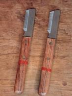 Plukmessen voor ruwharige honden, Ophalen