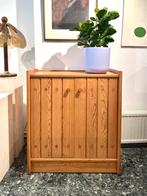 Vintage Karl Anderson & Söner Grenen Wandkast, Scandinavisch Minimalistisch Pine Grenen Zweeds Wandkast 60 70, Met deur(en), 100 tot 150 cm