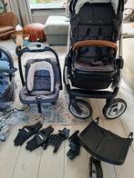 Mutsy Evo 3 in 1 kinderwagen, Ophalen, Zo goed als nieuw, Combiwagen, Met reiswieg