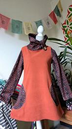Goa hippie retro boho vintage warme winterjurk jurk, Kleding | Dames, Maat 42/44 (L), Oranje, Ophalen of Verzenden, Zo goed als nieuw