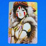 Princess Mononoke Studio Ghibli Anime Foil Holo Card, Verzenden, Superheld, Nieuw, Plaatje, Poster of Sticker